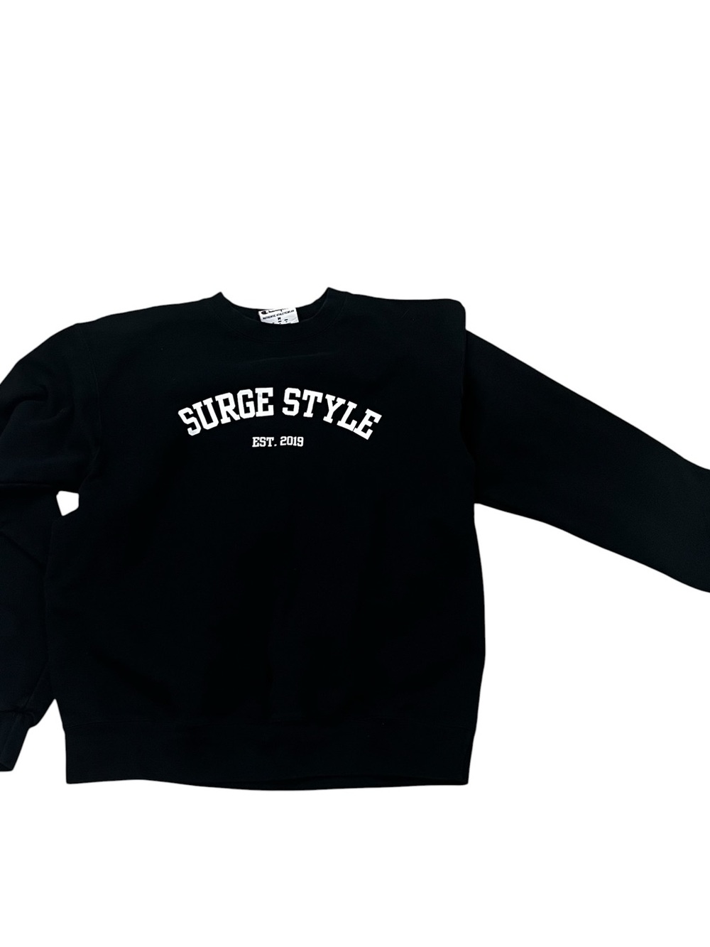 Champion Black Surge Style Sweatshirt Medium